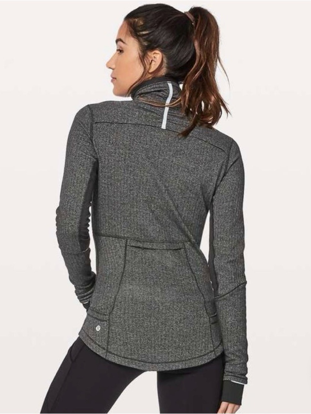 Lululemon  Heather Grey Athletic Pullover